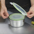 304 Stainless Steel Fresh-keeping Food Storage Box Sealed